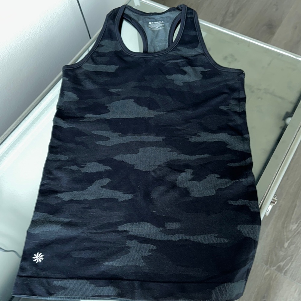 Athleta Black Camo Women’s Tank Top Size XS